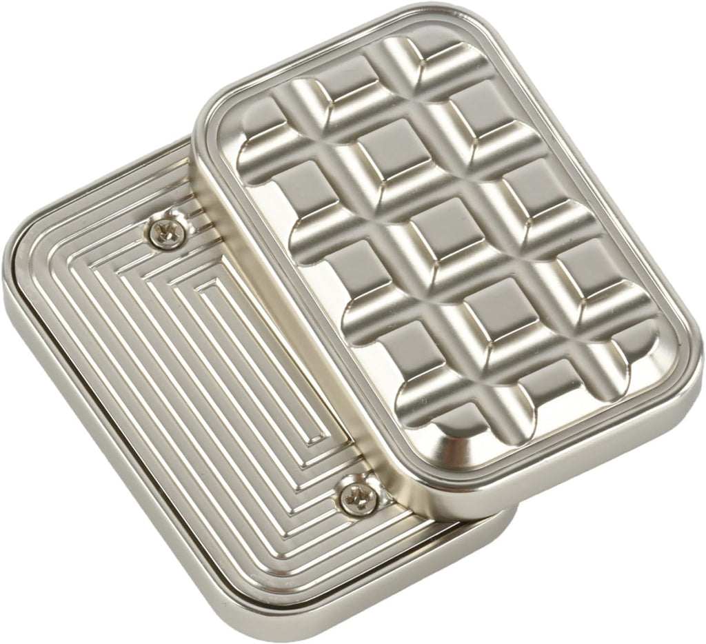 Fidget Toys Adults Magnetic Fidget Slider Magnet Fidget Toys EDC Metal Fidget Slider Haptic Slider EDC Fidget ADHD Anxiety Stress Relief Toy Adults Fidget Toys Adults Anxiety Metal Fidget Toys-Silver