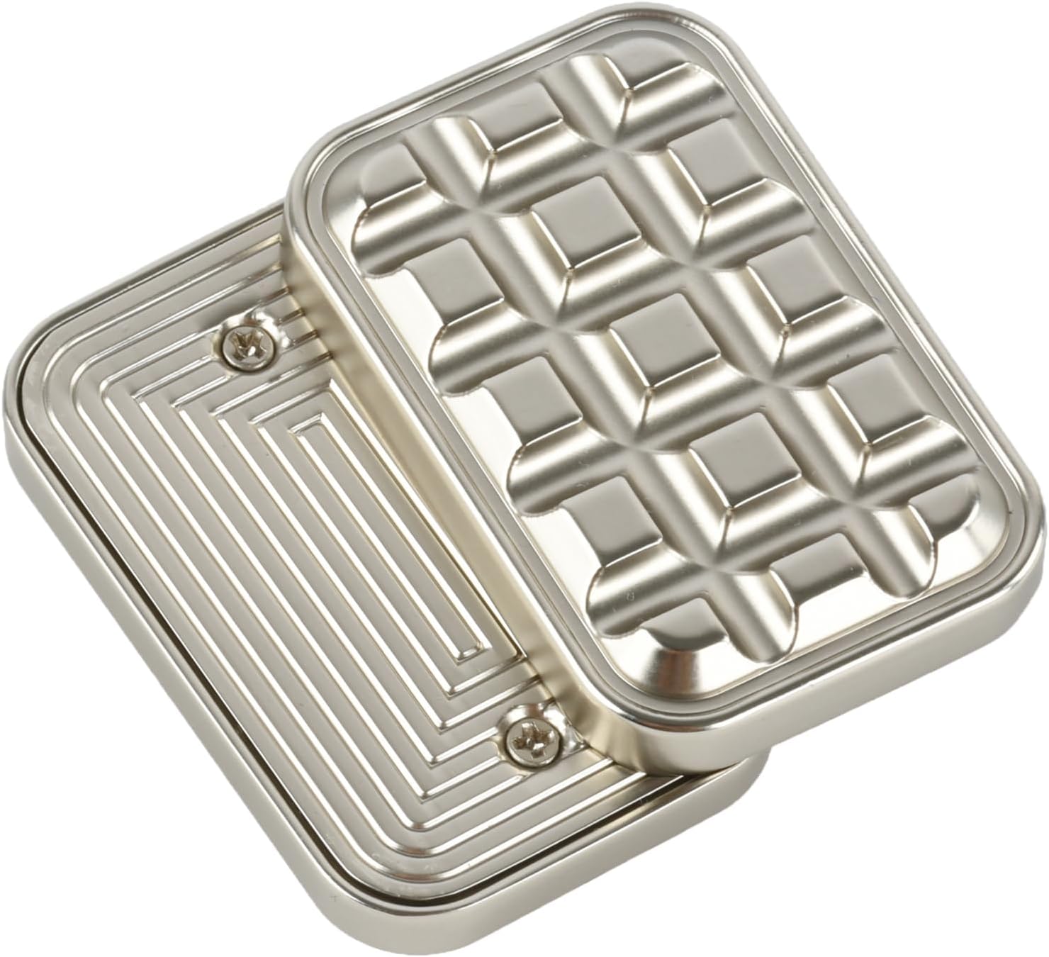 Fidget Toys Adults Magnetic Fidget Slider Magnet Fidget Toys EDC Metal Fidget Slider Haptic Slider EDC Fidget ADHD Anxiety Stress Relief Toy Adults Fidget Toys Adults Anxiety Metal Fidget Toys-Silver