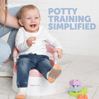 Jool Baby Potty Chair for Toddler Toilet Training - Splash Guard & Back Support (Pink)