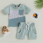 Mubineo Infant Toddler Baby Boy Summer T Shirt Shorts Outfits Short Sleeve Tee Tops Clothes Set