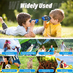 Perfect Binoculars for Kids, VNVDFLM Compact Waterproof Binoculars for Teens Boys Girls Birthday, Outdoor Telescope Toys for Boys Age 3-12 to Bird Watching & Explore Nature(Blue)