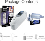 Braun ThermoScan 5 Ear Thermometer - ExacTemp Stability Indicator for Professional Accuracy, Digital Display, Baby and Infant Friendly, No.1 Brand Recommended by Pediatricians