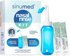 Sinus Rinse, 30PK Nasal Rinse Packets with Saline, Gravity Bottle, Alternative to Neti Pot, Helps with Allergy, Congestion, Cold Symptoms