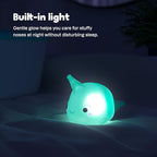 Booger Buddy Nasal Aspirator Bulb, Narwhal - with LED Light for Babies & Toddlers – BPA-Free Snot Remover for Infant Stuffy Nose and Congestion Relief – Easy to Clean Design