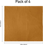 Muslin Swaddle Blankets for Baby Girls and Boys, 4 Pack Breathable and Skin-Friendly Newborn Receiving Blanket, 100% Cotton Swaddle Wrap, Essentials Infant Shower Items, Toddler Gift