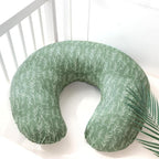 Green Sage Nursing Pillow Cover, Breastfeeding Pillow Slipcover for Baby Girls/Boys, Soft Snug Fits On Newborn Feeding Pillow Case