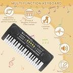Kid Keyboard Piano - 37 Keys Piano Toys for Kids Beginners Electronic Pianos with Microphone Educational Musical Toy for 3 4 5 6 7 8 Year Old Boys Girls Gift