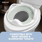 Jool Baby Potty Training Seat for Boys and Girls With Handles, Fits Round & Oval Toilets, Non-Slip with Splash Guard, Includes Free Storage Hook (Sage)