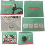 Suranew Adjustable Stroller Cup Holder with Phone Holder for Baby Stroller for Family Members, Gery