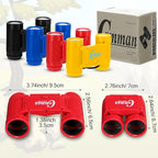 Libima 24 Pcs Toy Binoculars for Kids with Neck String, 3.74x2.56'' Novelty Binoculars Bulk for Age 3-12 Years Bird Watching, Camping Party Favor for Safari, Jungle, Explorer, Themed Birthday Party
