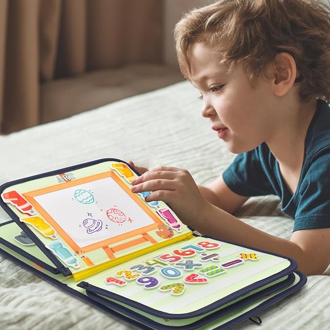 STEAM Learning Busy Board, Educational Activity Center for Kids