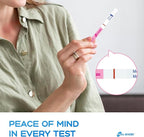 10 Count Pregnancy Tests with Cups, Bulk Pregnancy Test Strips for Detection at Home, Over 99% Accuracy, Individually Wrapped Fertility Tests, Extra-Wide 5mm HCG Tests, Pruebas De Embarazo