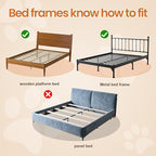 omzer Bed Guard Rail for Toddlers - 32'' Swing Down & Height Adjustable Bed Rail for Toddlers Baby Bed Rail Guard for Twin, Queen, King, Full Size