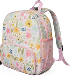 Toddler Backpack for Girls 3-8: Preschool Kindergarten Backpack - Cute Kids Backpacks for Girls-Floral