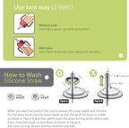 GROSMIMI Spill Proof no Spill Magic Sippy Cup with Straw with Handle for Baby and Toddlers, Customizable, PPSU, BPA Free 6 oz (Butter)