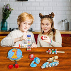 Kids Musical Instruments Toys Set: Baby Music Toys Montessori Percussion for Toddlers - Preschool Educational Musical Toys Set for Boys and Girls with Storage Bag (Red)