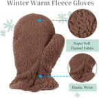 Zsedrut Baby Boys Winter Glove Warm Toddler Infant Girls Mittens Fleece Lined Gloves 1-7 Years