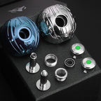 Luminous Fidget Spinner Ball for Kids Adults, Glow in The Dark Kinetic Spinning Desk Toy Ball, Fidget Toys Ball for Anti Anxiety, Unique Gift PrizesToys for Christmas Birthday (Blue)