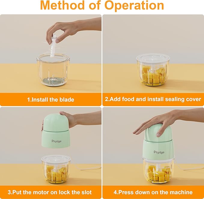 Baby Food Maker Blender, 10oz Baby Food Puree Maker, Food Processor for Baby Foods Fruit Vegetable Meat, 10-Second Quick Soft Food Prep for Baby-Upgraded