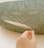 Nursing Pillow Covers 2 Pack, Breastfeeding Pillow Slipcovers Soft and Stretchy, Nursing Covers for Baby Girls Boys Newborn