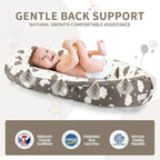 Baby Lounger- Baby Nest for 0-24 Months, Ultra Soft Organic Cotton Breathable & Portable Baby Lounger, Baby Lounger Pillow for Newborn