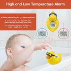 b&h Baby Bath Thermometer and Room Thermometer - Upgraded Sensor, The Infant Tub Water Temperature Thermometer Floating Toy Safety Products (Diving-Goggles Duck)