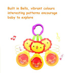 Baby Toys, Cartoon Animal Hanging Rattle Toys, Handbells Baby Rattles, Baby Bed Crib Car Seat Travel Stroller Toys for Infant, Best Birthday Gift for Newborn, 4 Pack