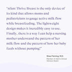 nfant | Breast Feeding | Thrive Breast | First-of-Its-Kind Real-Time Milk Flow Indicator | Feeding Monitor | nfant – Take The Guesswork Out of Feeding | Measure. Track. Thrive.