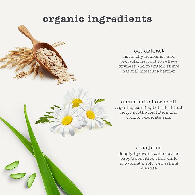 erbaviva Baby Body Wash 8 fl Oz (Pack of 2)