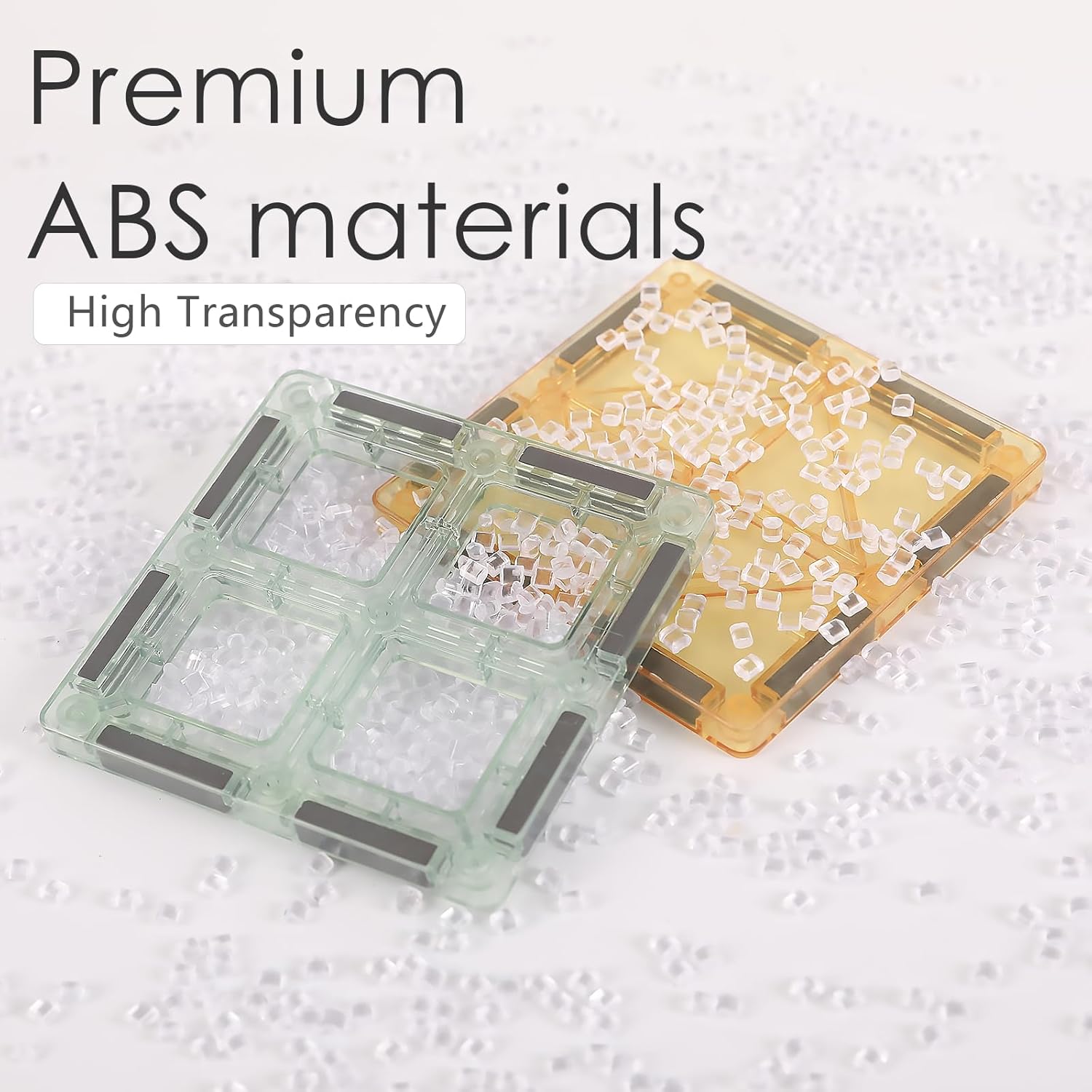 Magnetic Tiles 40pcs Morandi 3D Building Tiles Kids Toys for 3 4 5 6 7 8+ Years Old Boys Girls Magnet Toys STEM Educational Learning Magnet Toy Set