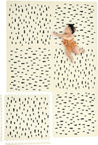 Yay Mats Stylish Extra Large Baby Play Mat. Soft, Thick, Non-Toxic Foam Covers 6 ft x 4 ft. Expandable Tiles with Edges Infants and Kids Playmat Tummy Time Mat (Spencer Animal)