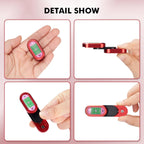 Metal Fidget Slider Toys：CP3 Magnetic Haptic Poker Push Card EDC Slider Fidget Toy for Adults, Office Magnetic Sliding Fidget Clicker Anxiety ADHD Autism as Gifts - Red