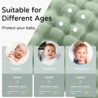 Yoofoss Hooded Baby Towels for Newborn 2 Pack 100% Muslin Organic Cotton Baby Bath Towel with Hood for Babies, Infant, Toddler and Kids, 32x32Inch, Soft and Absorbent Newborn Essential,Forest