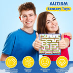 Squishy Sensory Toys for Kids - Autism Toys Fidget Marble Maze - Sensory Toys for Kids with Autism, Gel Filled Sensory Items for Kids, Goodie Bag Stuffers, Boys Girls Classroom Prize Gifts