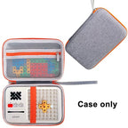 JCHPINE Hard Carrying Case for GiiKER Super Blocks Puzzle Game, Protective Storage Holder for GiiKER Brain Teaser Puzzles Interactive Handheld Game Console Accessories (Orange Case only)