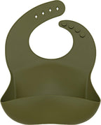 Loulou Lollipop Soft, Waterproof Silicone Feeding Bib