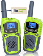 Walkie Talkies for Kids,Long Range 2 Way Radio 22CH VOX,Birthday Gift,Family Walkie Talkie for Camping Hiking Indoor Outdoor，Toys Gifts for 6-12 Years Old Boys Girls（No Batteries）