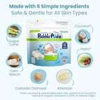 TruKid Bubble Podz Bubble Bath for Kids, Toddlers, & Babies, NEA-Accepted for Eczema, Gentle Refreshing Colloidal Oatmeal Bath Bomb for Sensitive Skin, pH Balanced, Tear Free, Unscented (24 Podz)