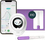 Mira Max Fertility Monitor & Ovulation Test Kit for Women, at-Home Hormone Tracker for LH, PdG & E3G, Digital Hormone Analyzer with 10 Test Wands, 7× More Accurate Than Other Fertility Trackers