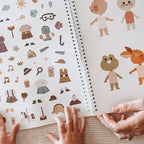 Together with You Sticker + Coloring Book (500+ Valentine's Stickers for Kids & 12 Coloring Pages) Side by Side Activity Book, Fun Road Trip Activity, Cute Craft for Boys & Girls Ages 2-4 4-8, 8-10