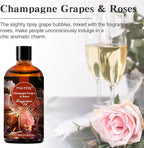 PHATOIL 3.38FL.OZ Champagne Grapes Roses Fragrance Oils for Aromatherapy, Essential Oils for Diffusers for Home, Perfect for Diffuser, Yoga, Skin Care, DIY Candle and Soap Making - 100ml