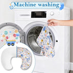 Nursing Pillow, Ergonomic Breastfeeding Pillow for Breastfeeding & Bottle Feeding, Standard Size Breathable with Washable Cover, Hypoallergenic, Tummy Time & Sitting Support (0-18Months)