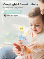 GROWNSY Nasal Aspirator for Baby, 2-in-1 Electric Nose Spray & Suction, Baby Nose Sucker with Powerful Suction, Music and Light Soothing Function, Pink