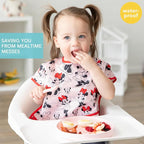 Bumkins Bibs - Toddler Bibs, Waterproof, Large for 1-3 Years, Short Sleeve