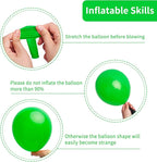 RUBFAC 129pcs Green Balloons Different Sizes 18 12 10 5 Inch Green Latex Balloon Garland Arch for Masquerade Party Decorations Birthday Baby Shower Wedding Party Supplies
