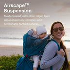 Osprey Poco SLT Lightweight Child Carrier Backpack - Slimmed-Down Hiking Carrier for Toddlers with Safety Harness, Sunshade, and Ventilated Backpanel - Lightweight Travel-Friendly Option