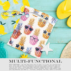 Wet Bag, Wet Dry Bag, Wet Bag for Swimsuit, Travel, Beach, Pool, Diapers, Dirty Yoga Gym Clothes, Makeup Bag, Waterproof Tropical Palm Leaves Decor Jungle Palm Leaf Favors