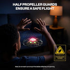 SYMA Drone for Kids with 7-Color LED Light, X660 Mini Drone with 3D Flip, Rotary Ascent, Headless Mode, Speed Switch and Full Protection RC Toys Gifts for Beginners Adults