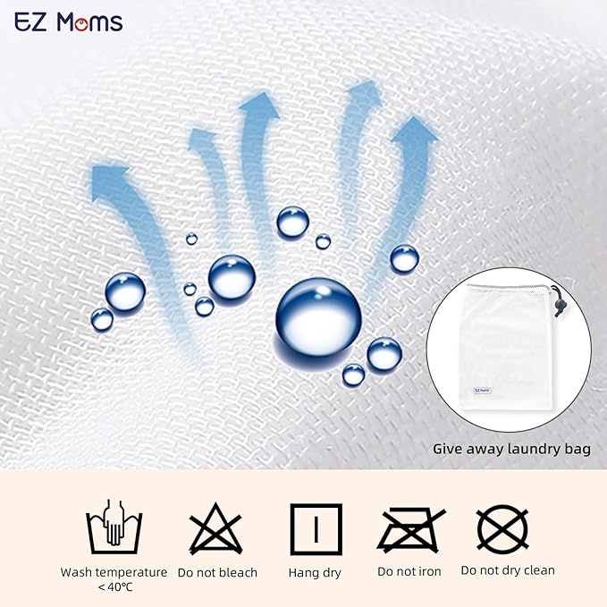 EZ Moms 6 Packs Potty Training Underwear for Girls 100% Cotton Absorption Padded Toddler Training Underwear Girls 3T Leakproof Reusable Kid Confident Toddler Panties Pee Pants with Potty Sticker Chart