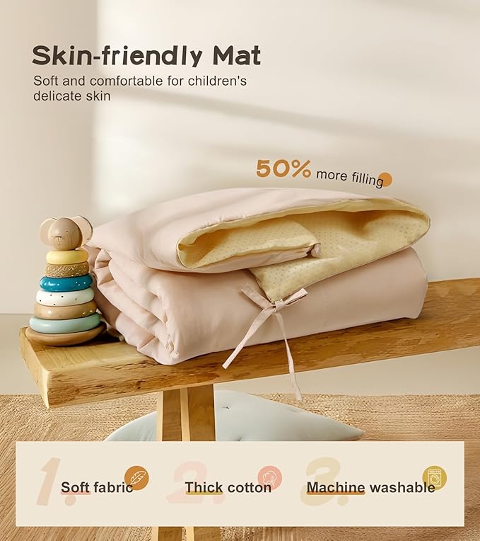 Large Kids Tent with mat, Star Lights, Tissue Garland, Play Tent Indoor & Outdoor, Kids Play Tent for Girl & Boy Aged 3+, Kids Tent for Toddler, 52" x35" x 52" Play House with Windows, Washable, Pink